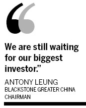 Blackstone yuan fund on track: Executives