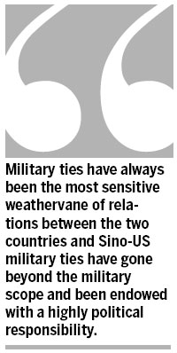 Improving military ties
