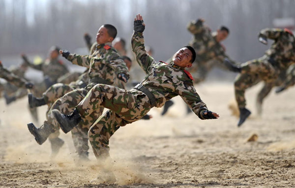 Anti-terror drill in NW China