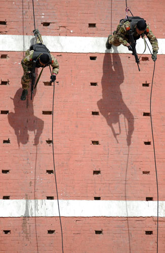 Anti-terror drill in NW China