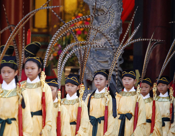 Confucius' birthday celebrated in Taiwan