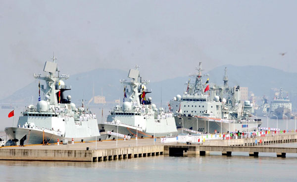 PLA naval fleet leaves for Gulf of Aden