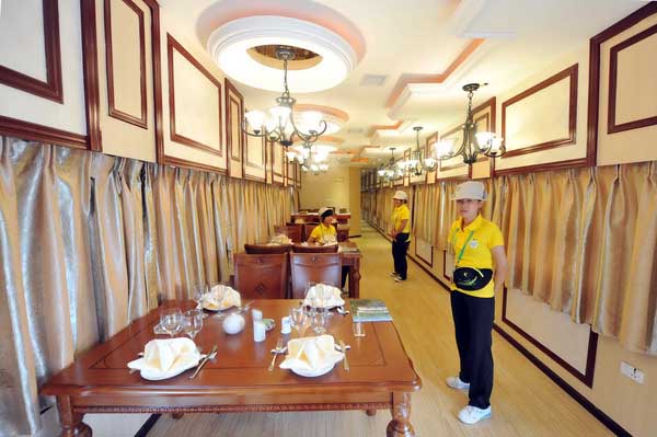 Antique train turns into chic motel