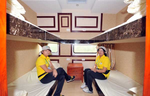 Antique train turns into chic motel