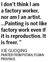 Oil painter's brush with success