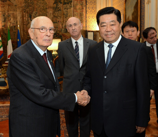 China, Italy pledge to strengthen bilateral ties