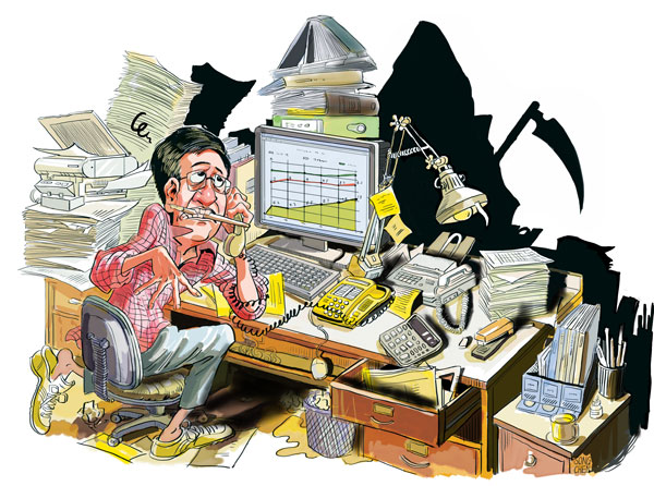 Work like a dog and suffer