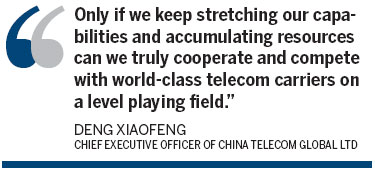 China Telecom ready to take on the world