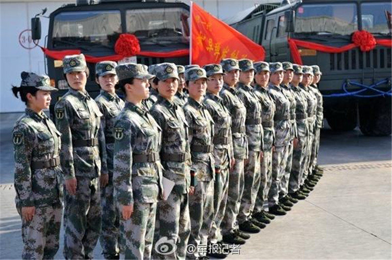 Women's missile unit joins China's army