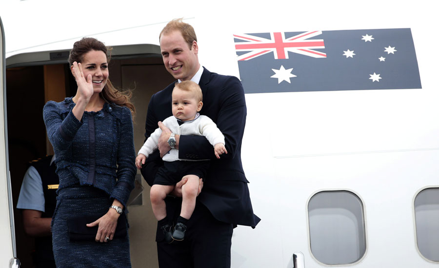 British royal family's last day in NZ