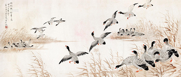 The eighth nine days: wild geese are flying back