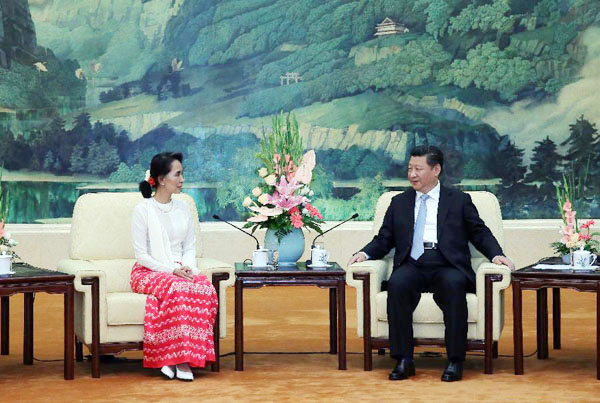 Xi calls for Myanmar opposition party to play constructive role