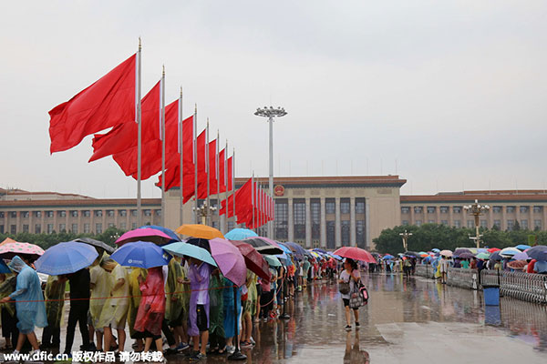 Beijing issues yellow alert for rainstorms