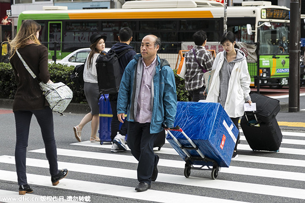 Chinese tourists spend over $830 m in Japan during Golden Week