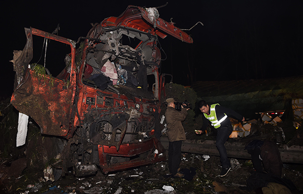 At least five dead in tanker truck explosion in central China