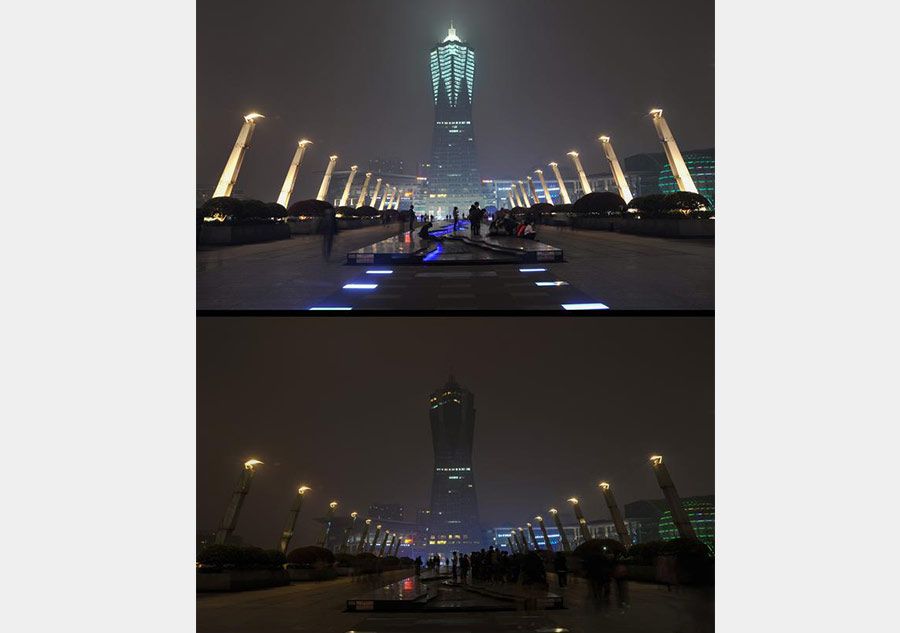 Landmarks go dark in China for Earth Hour