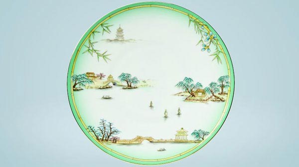G20 tableware inspired by West Lake landscape