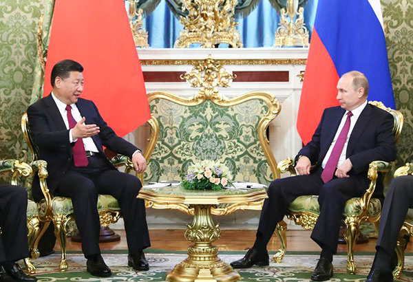 China, Russia to further deepen partnership amid new intl situation