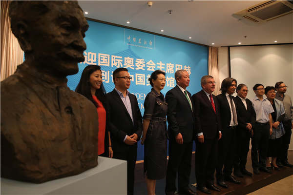 National Art Museum of China to reproduce bust of IOC founder