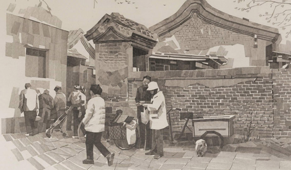 Keeping Beijing's hutongs alive, sketch by sketch
