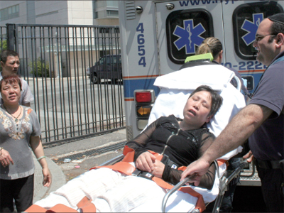 Chinese patrol streets after Flushing rape