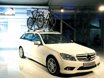 Bike carrier for Mercedes C-Klasse (W204) 