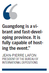 Guangdong has Expo in its sights