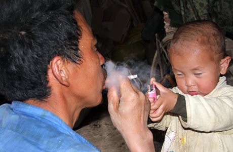 Second-hand smoke levels up