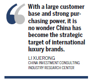 Chinese penchant to show off fuels demand for luxury items