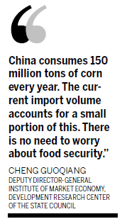 Corn imports set to slow