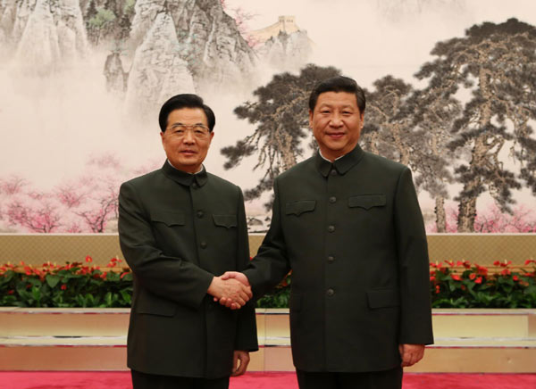 Hu, Xi urge army to fulfil historic missions