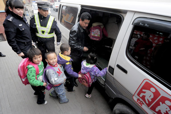 China marks first road safety day