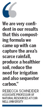 Cornell ' formula may help solve Ningxia's soil erosion