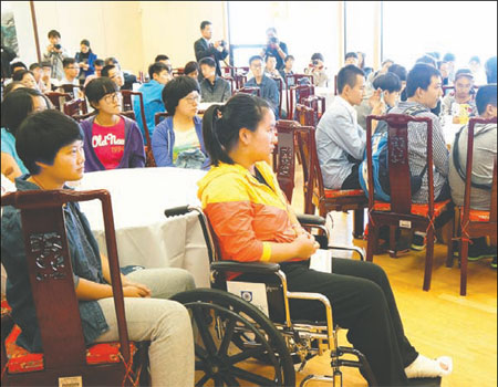 Surviving students hosted by consulate