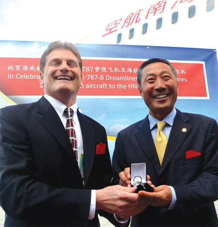 Hainan Air receives its 7th Boeing Dreamliner