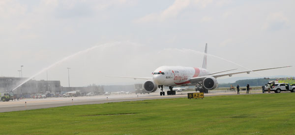 Air China makes maiden direct flight to Washington