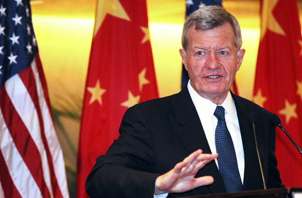 Baucus: Investment pact opens a new chapter