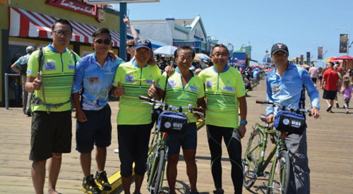Chinese man, 66, rides bicycle from Massachusetts to California