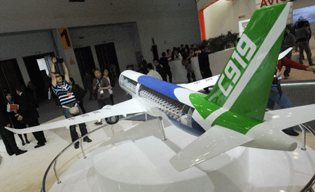 China's 'homegrown' airliner ready for export in 2016