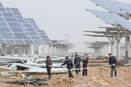 China may double solar power capacity goal