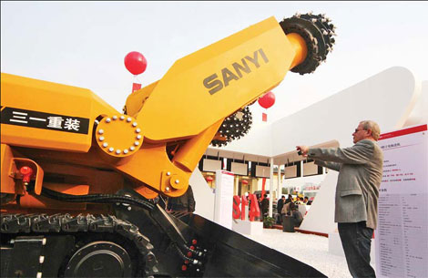 Sany buying German firm