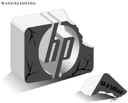 HP $8.8 billion write off