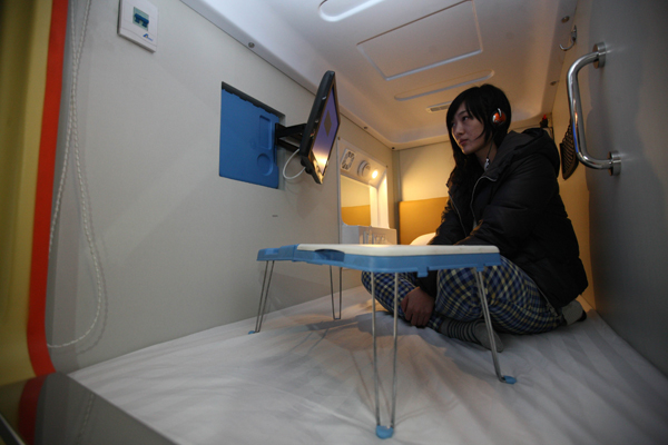 Qingdao home to China's largest capsule hotel