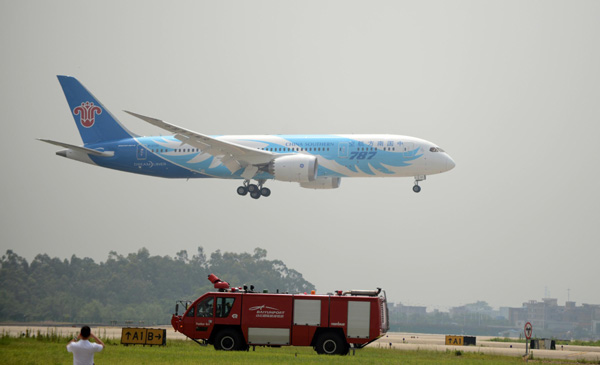 China's first Boeing 787 delivered