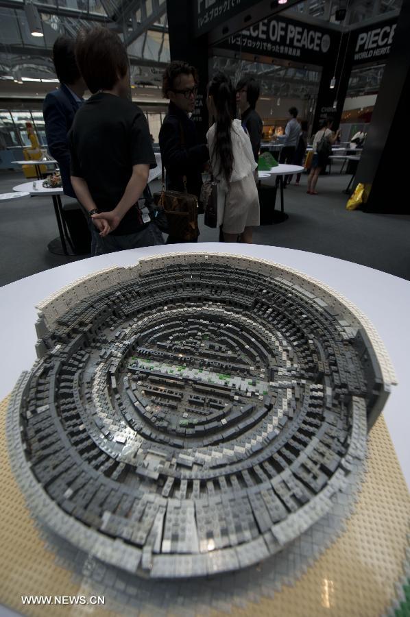 Preview of LEGO exhibition in Hong Kong