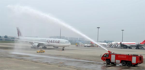 Chengdu-Doha flights launched as competitions growing