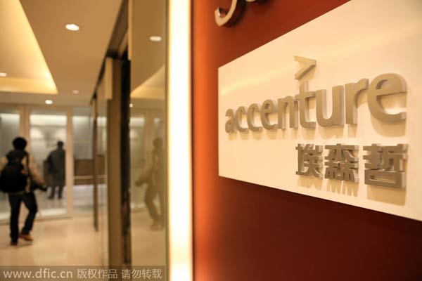 China investigating Accenture in Microsoft probe