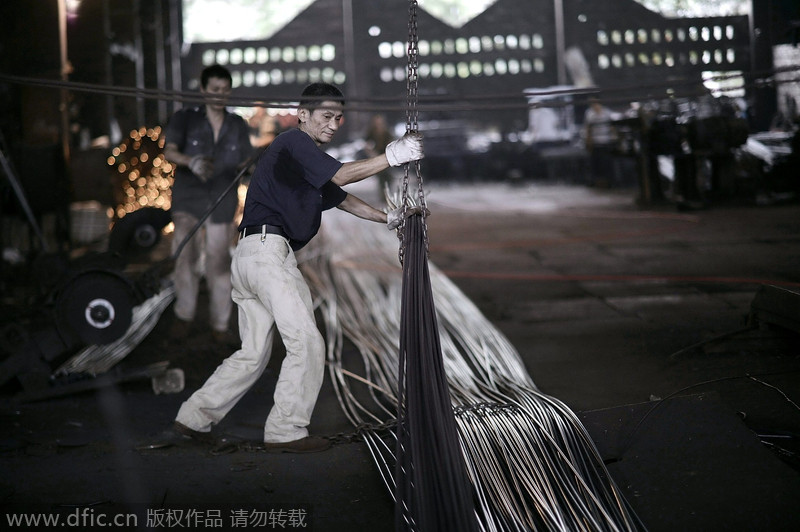 Chonqing's last steel rolling mill