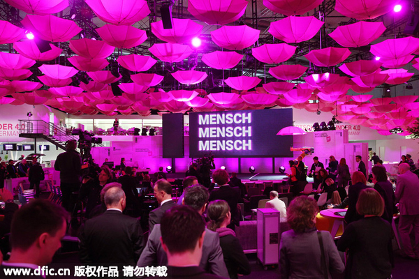 The CeBIT trade fair opens in Germany