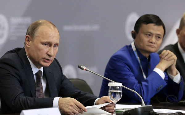 Alibaba sees business potential in Russia